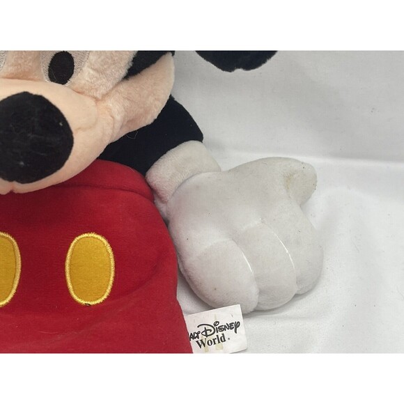 Vintage Walt Disney World Disneyland Plush Mickey Mouse Cover Puppet Stuffed Toy - Picture 9 of 16
